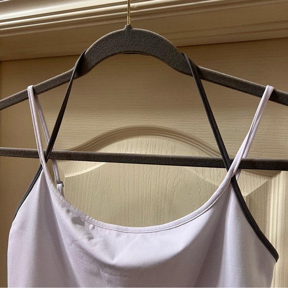 Reoria double layered tank, gray and white, size small - Picture 4 of 9